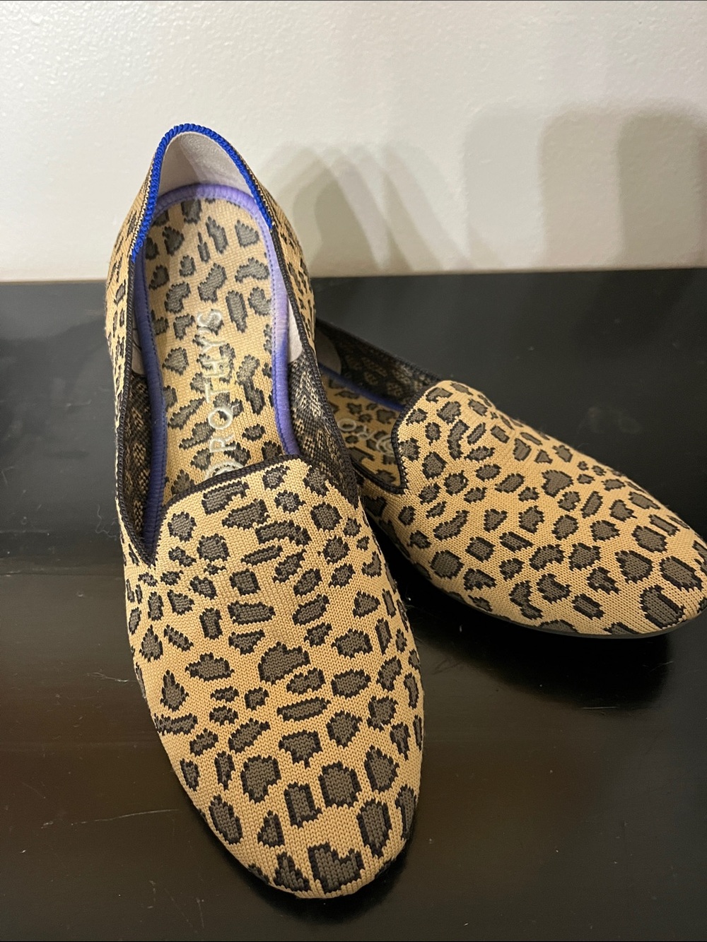 Rothy’s The Loafer in retired leopard/cheetah print Sz 9.5